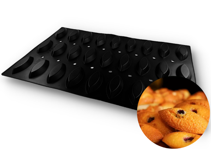 İthal K080 Silikon Kalıp 40x60 Kayık Mekik (13658)