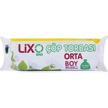 Lixo Çöp Torbası Orta 55 x 60 Rulo 100 gr 20'li