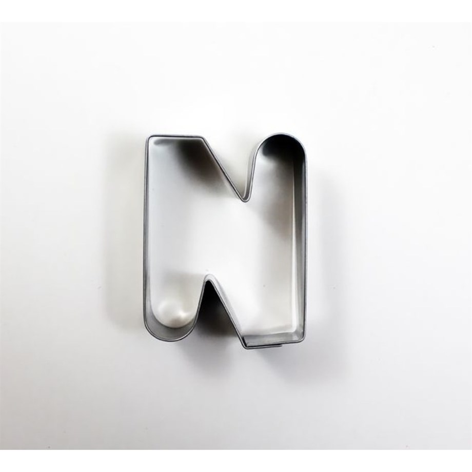 N Şekilli Metal Kurabiye Kalıbı Dk-N