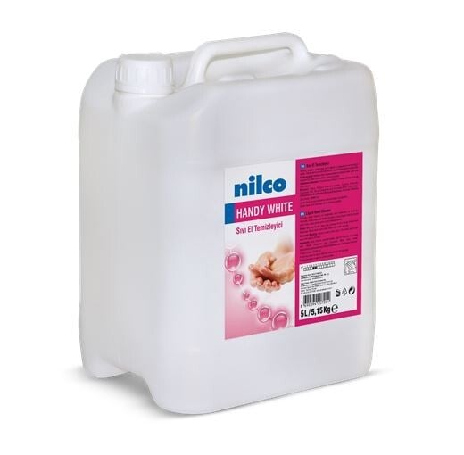 Nilco (32000114) Handy Beyaz Sedefli Sıvı El Sabunu 5 L / 5,15 Kg