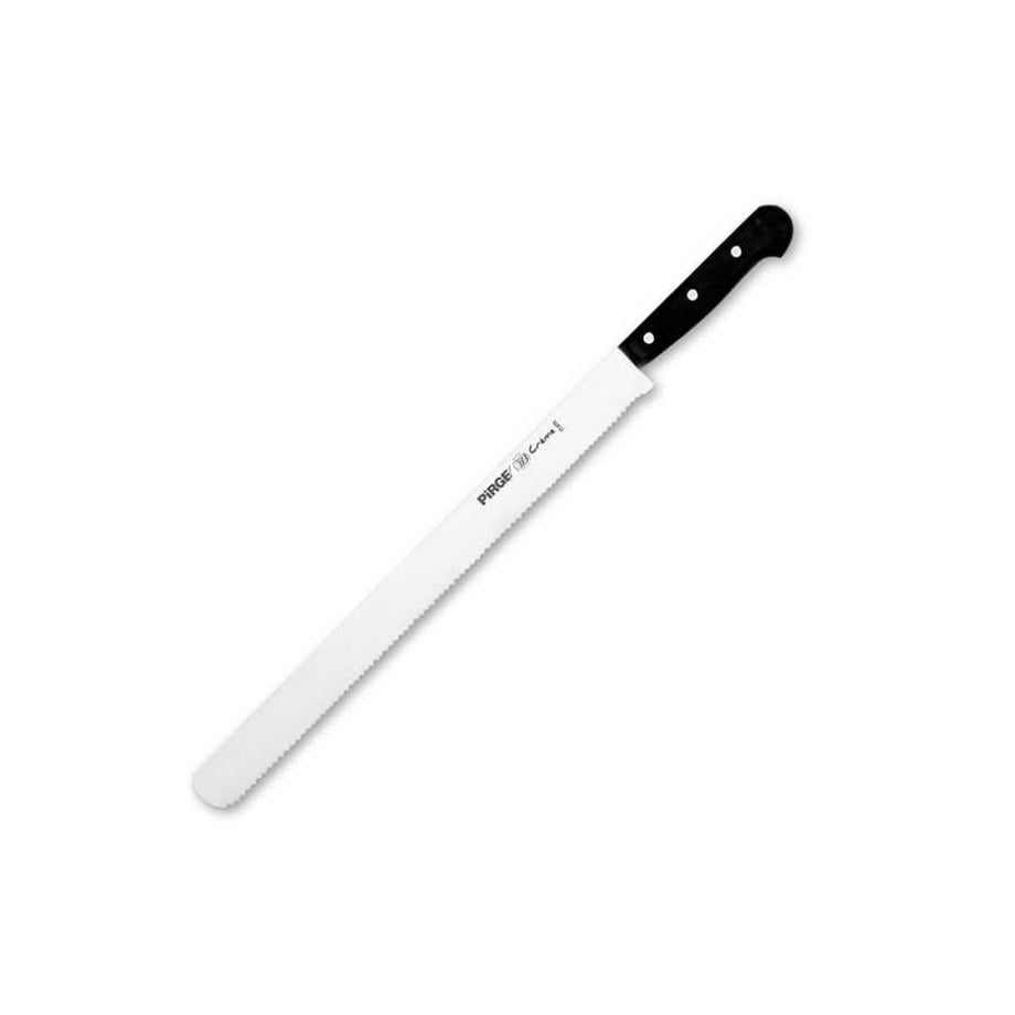 Pirge 71475-C-01 Creme Pasta-Saçak Bıçağı Dişli Geniş 35 cm C Model Ters Diş Siyah