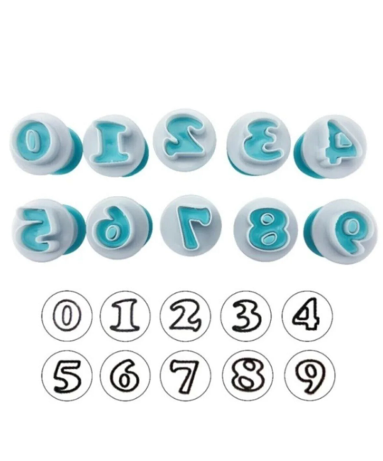 Plastik Basmalı Rakam Set