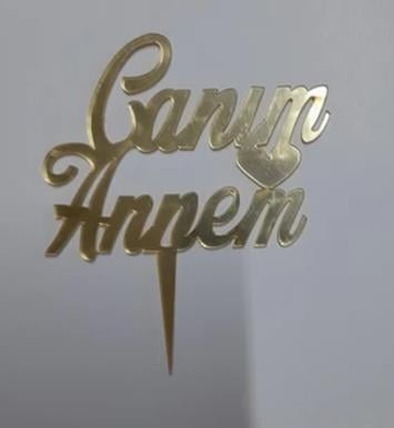 Pleksi Yazı Canım Annem 10'lu