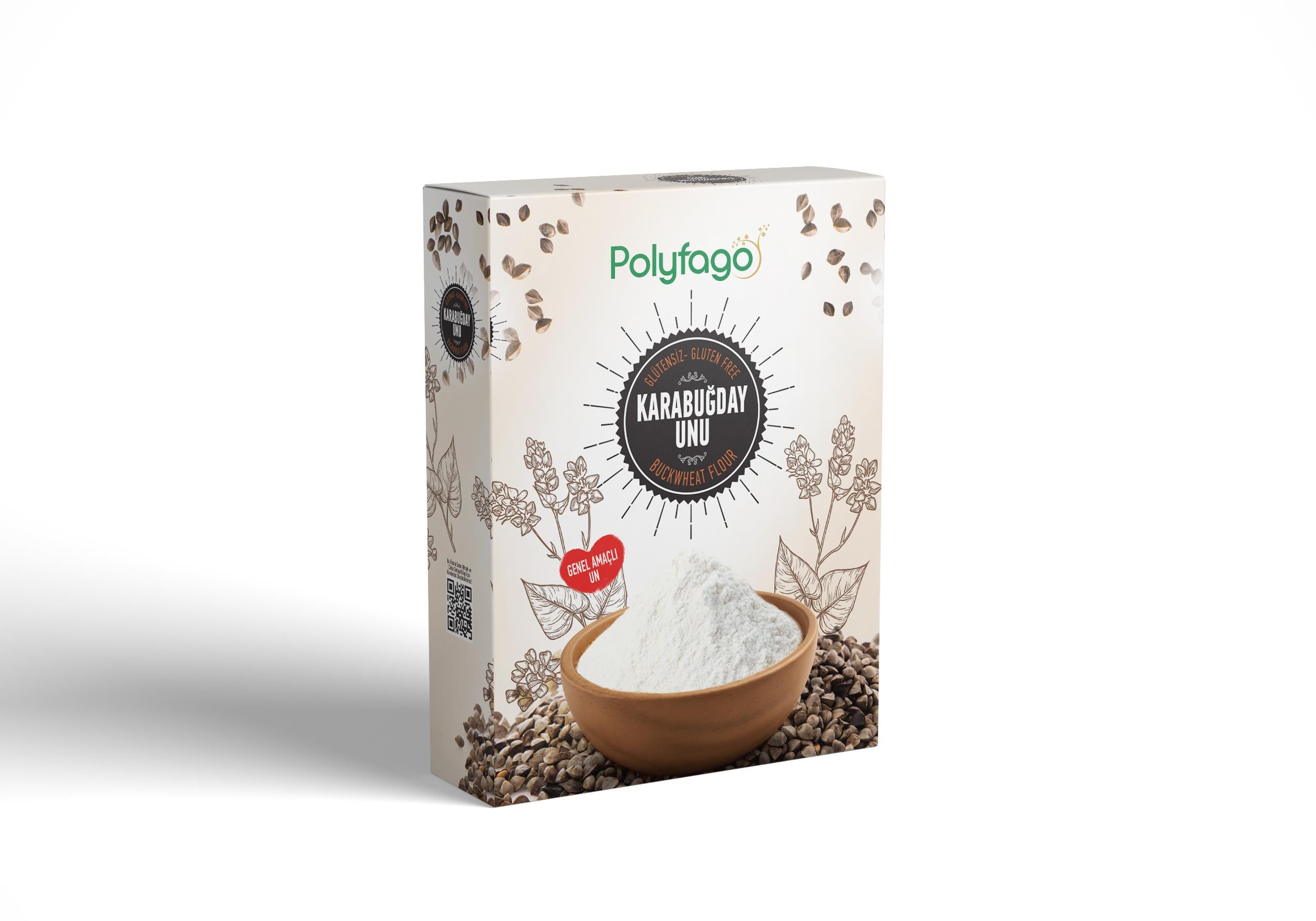 Polyfago Glutensiz Karabuğday Genel Amaçlı Un 500 gr