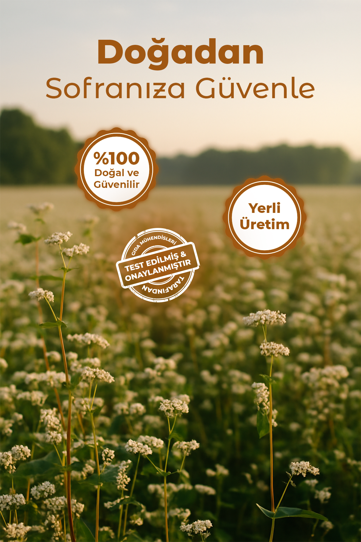 Polyfago Glutensiz Karabuğday Genel Amaçlı Un 500 gr