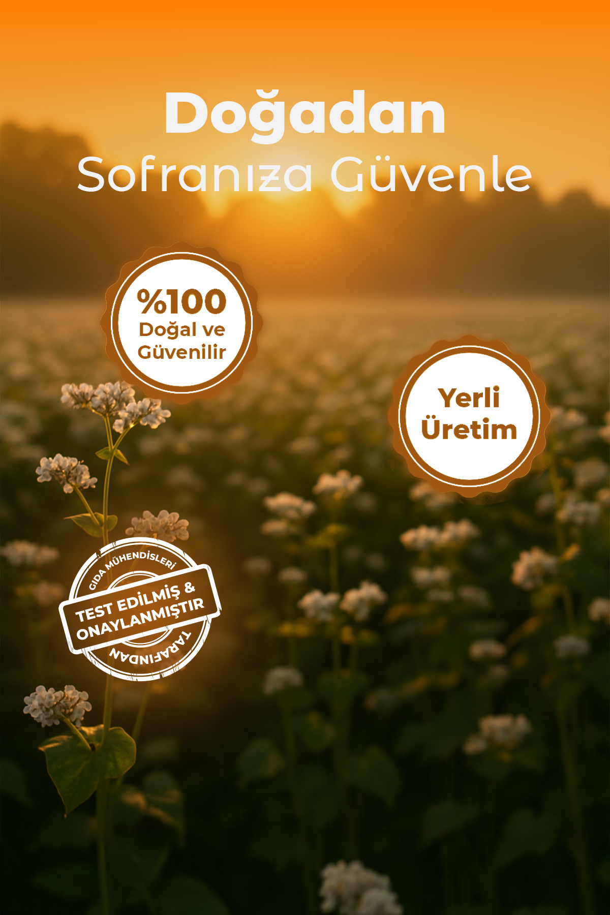 Polyfago Glutensiz Karabuğday Kurabiyesi Unu Karışımı 525 gr