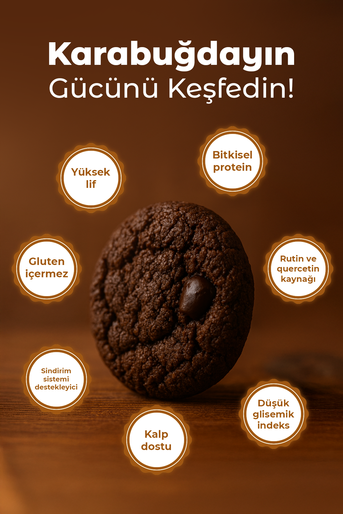 Polyfago Glutensiz Karabuğday Pandispanya Unu Karışımı 450 gr