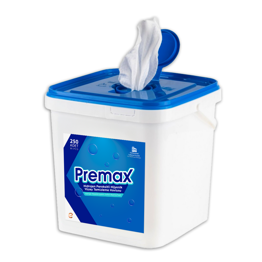 Premax 7907092 Peroksitli Hijyenik Yüzey Havlusu 250 Yaprak  KL1