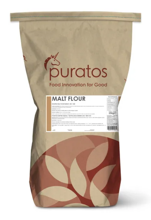 Puratos 1100018 Dark Malt(Roasted Malt Flour) 25 Kg