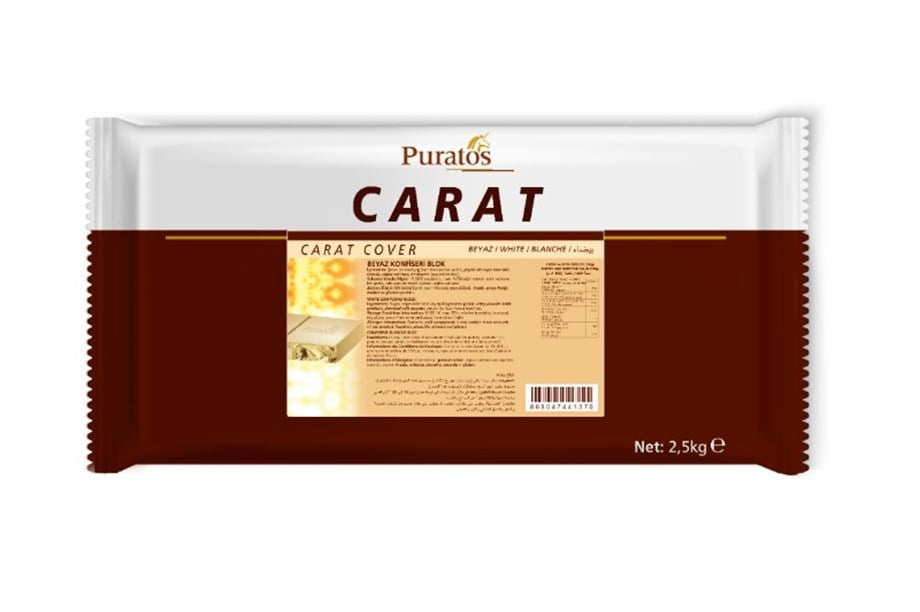 Puratos 4008565 Carat Cover Beyaz Konfiseri 2,5 kg