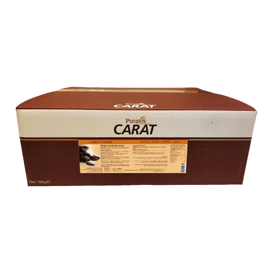 Puratos 4009254 Carat Cover Bitter Para Konfiseri 10 kg