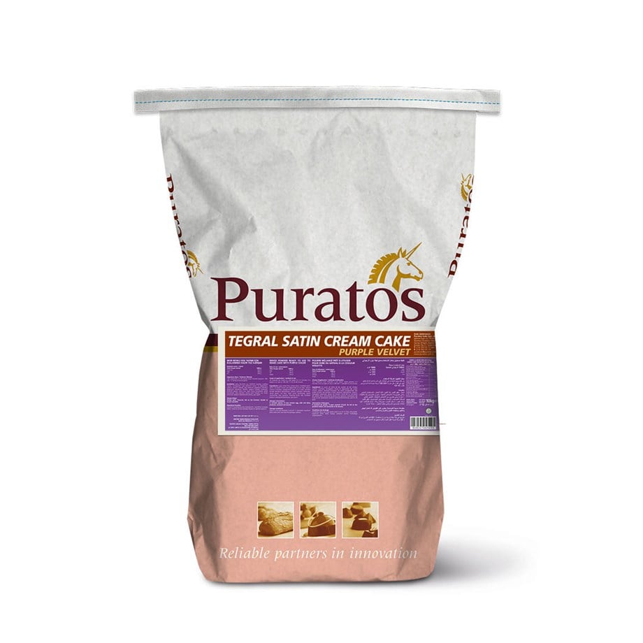 Puratos 4012503 Tegral Satin Purple Velvet Kek Karışımı 10 kg
