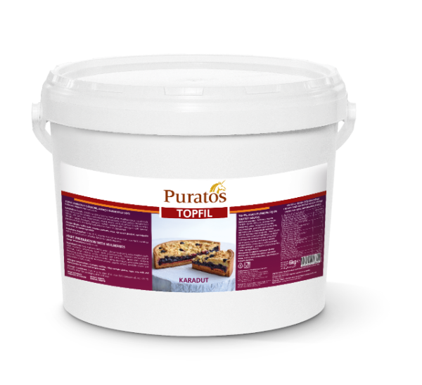 Puratos 4021084 Topfil Karadut Hazır Krema 6 kg