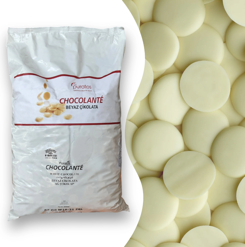 Puratos 4027519 Chocolante Beyaz Drop-Be 15 kg