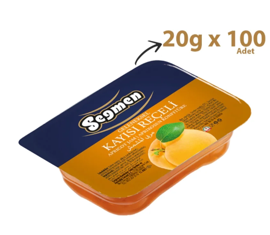 Seğmen Piknik Kayısı Reçeli 20 gr 100'lü