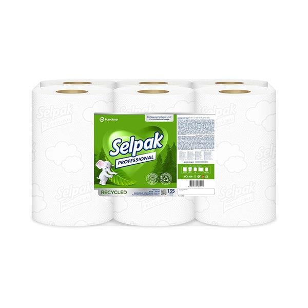 Selpak Profesyonel Recycled Sensörlü Dispenser Havlu 2 Katlı x 6 Adet (7907034)