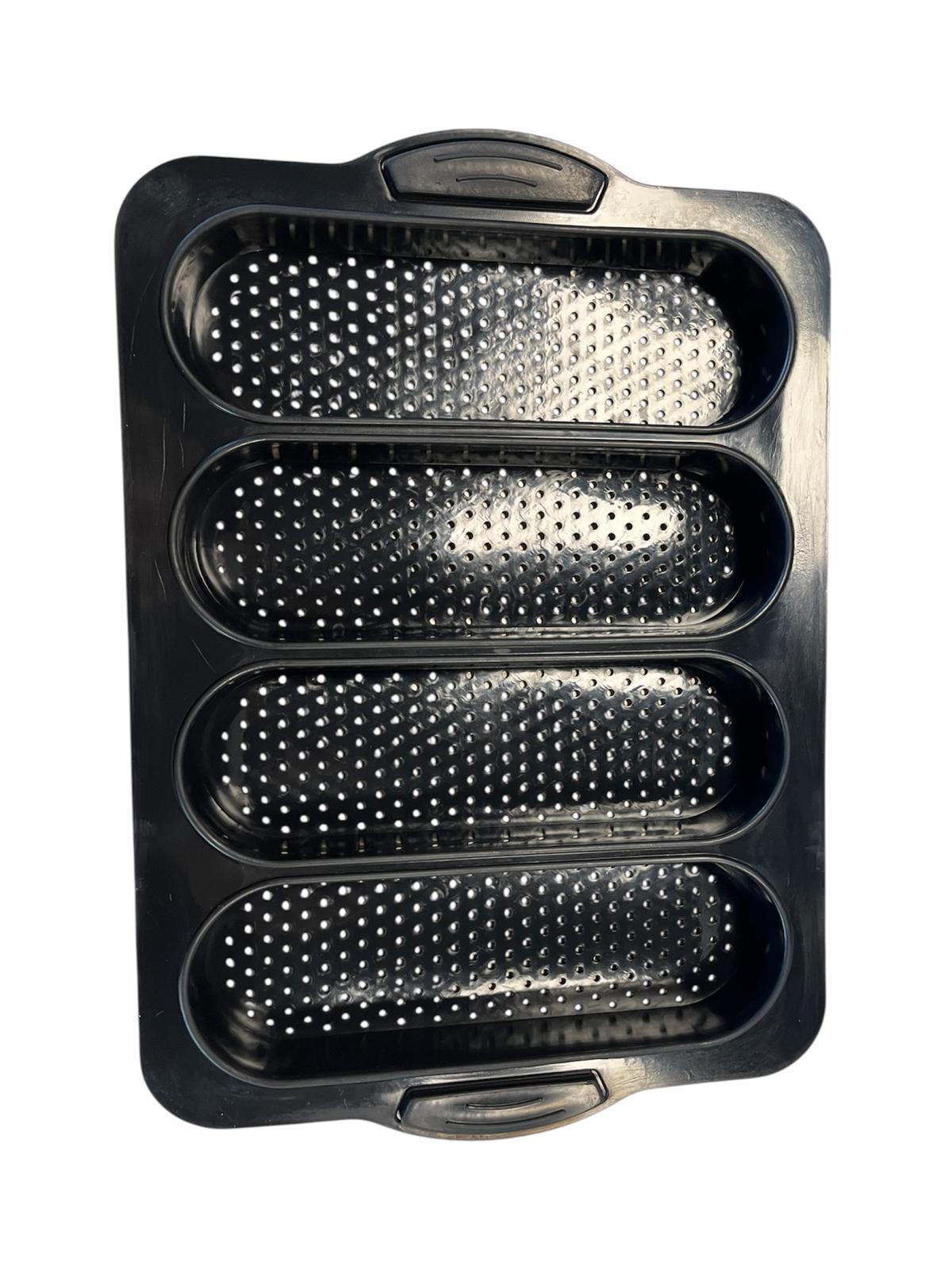 Silikon 4'lü Delikli Baton Tepsi