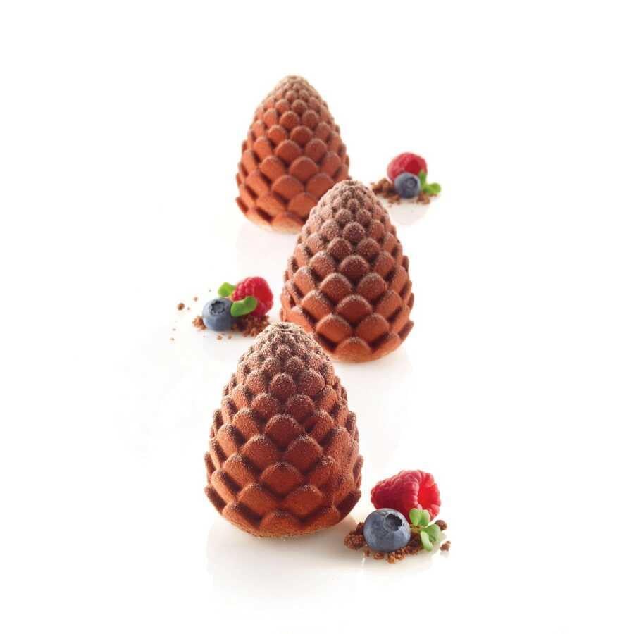 Silikon Ananas Adet Pasta Kalıbı