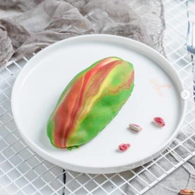 Silikon Antep Fıstığı Adet Pasta Kalıbı 8'li