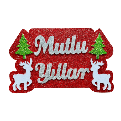 Strafor Geyikli Mutlu Yıllar