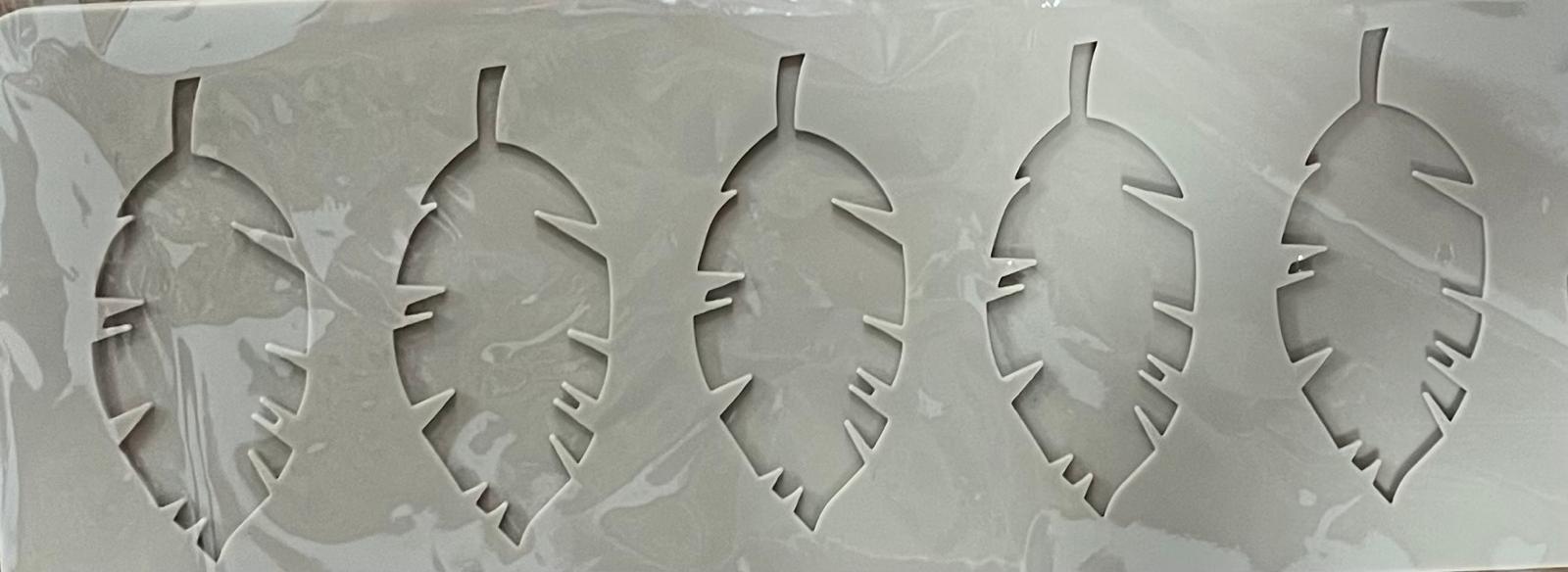 Yaprak Desenli Dantel Silikonu 6'lı Tuile