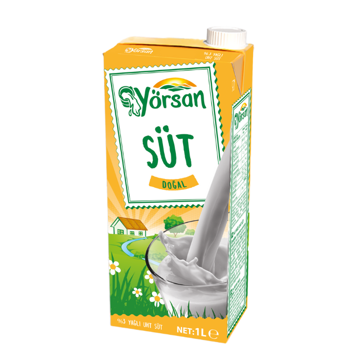 Yörsan Tam Yağlı Süt 1 lt