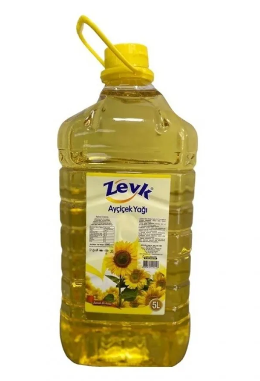 Zevk Ayçiçek Yağı 5 L