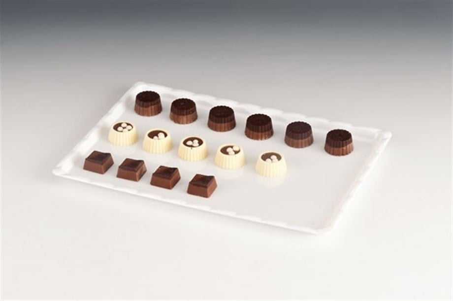 Zicco Polycarbonat Çikolata Teşhir Beyaz 20x30 Kod:Zcp 225