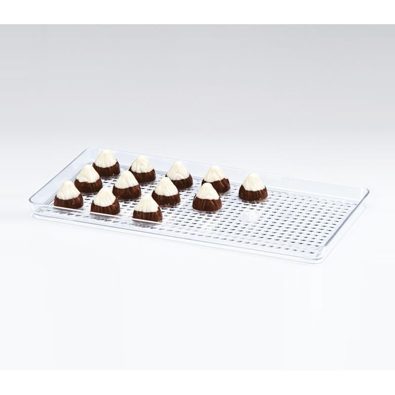 Zicco Polycarbonat Çikolata Teşhir Tepsi 15 x 30 Kod:461