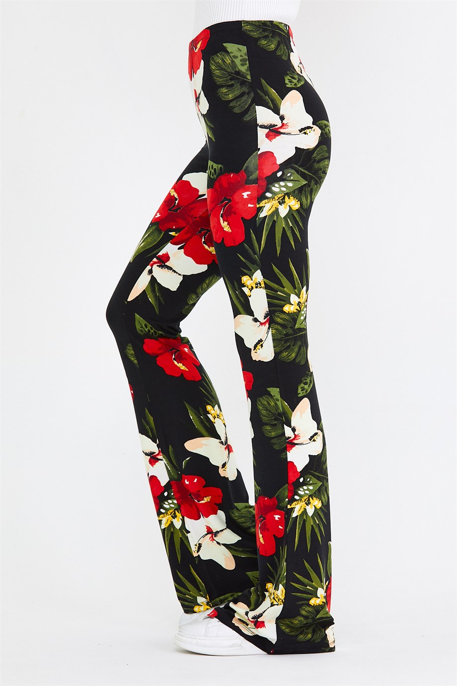 BRZ Collection Çiçek Desenli Kadın Pantolon