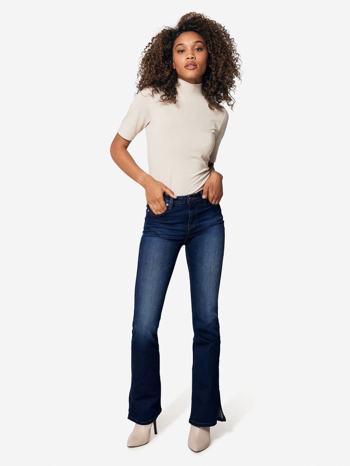 BRZ Collection Kadın Balıkçı Yaka T-Shirt