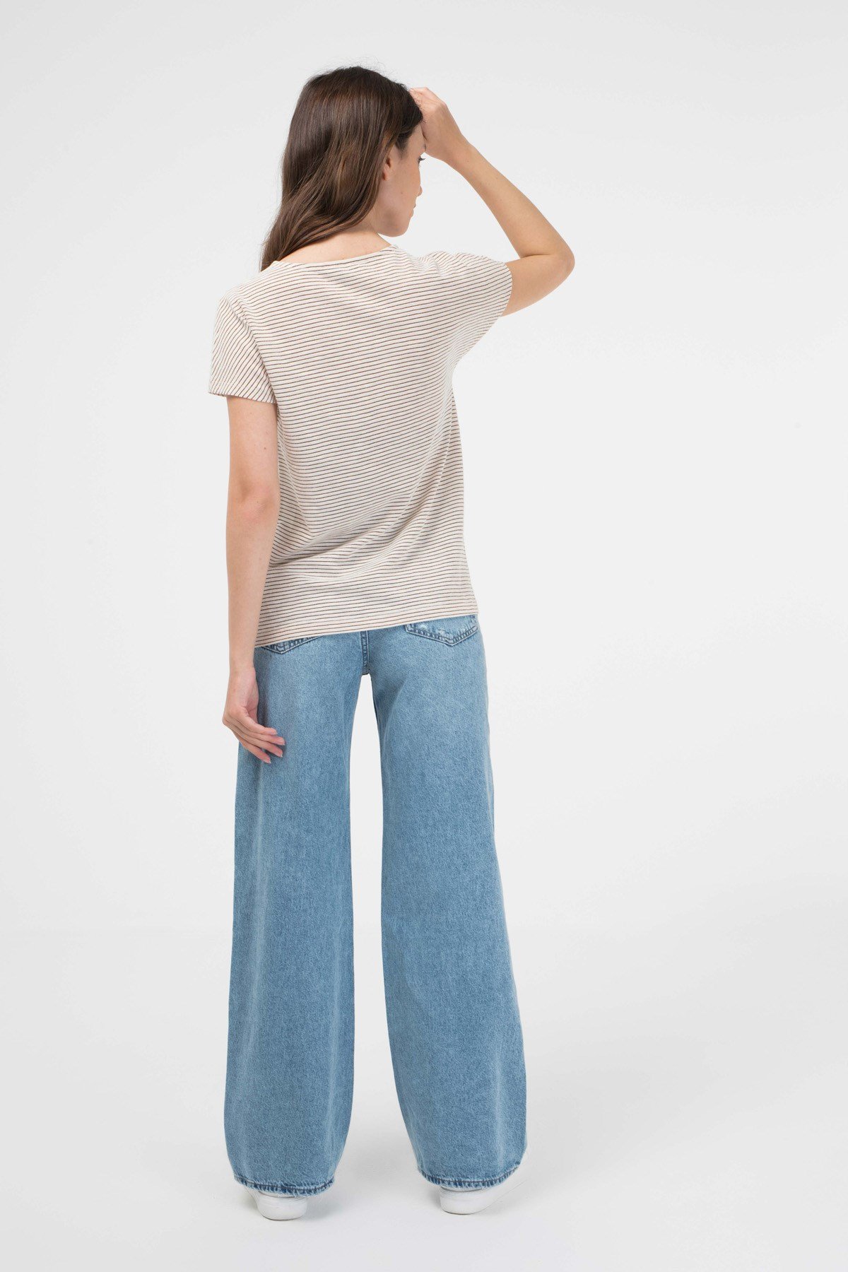 BRZ Collection Lureksli Kadın Kısa Kollu T-shirt