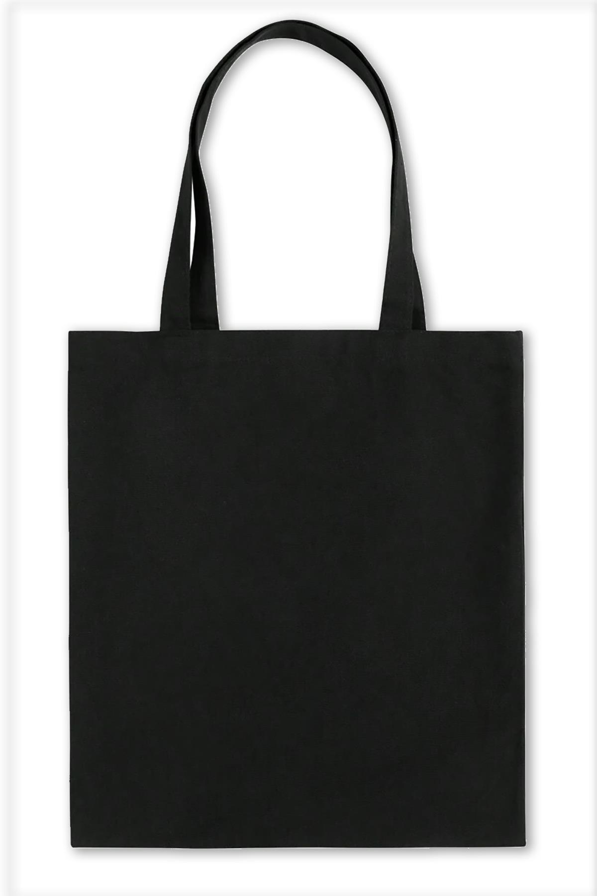 BRZ Collection Tote Bag Gabardin Çanta Siyah