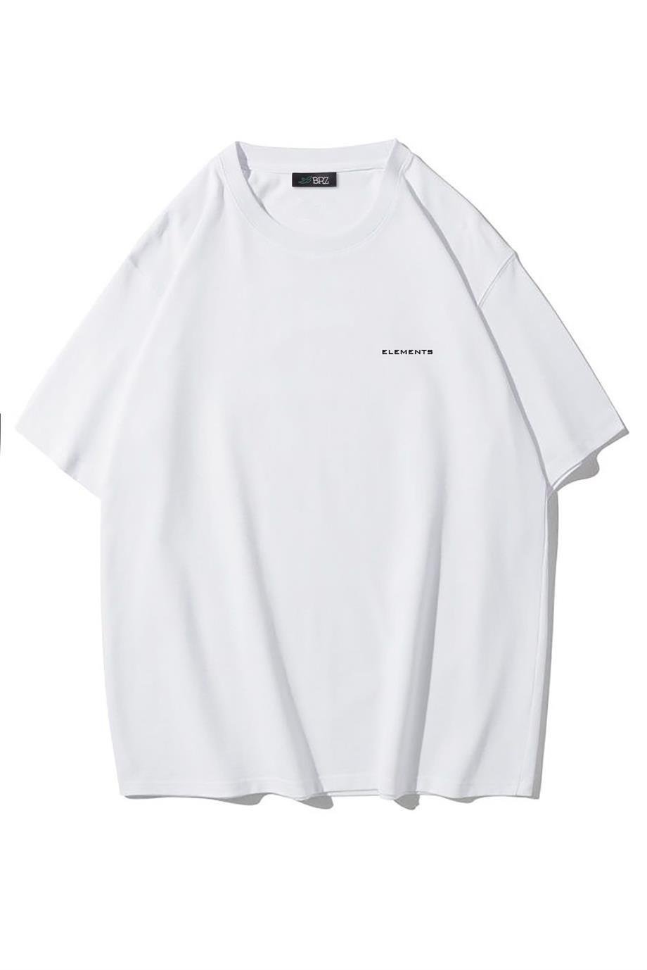 BRZ Collection Unisex Oversize 911 GT3 RS T-shirt Beyaz