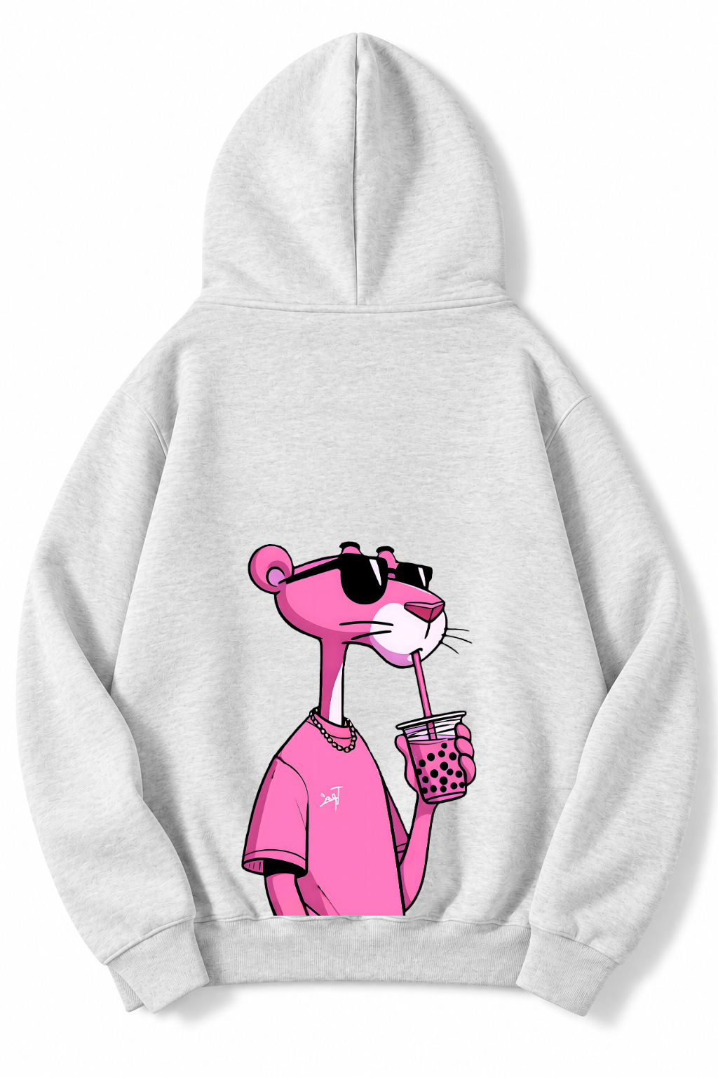 BRZ Collection Unisex Oversize (AÇIK GRİ) Don't Give A Shit Hoodie (AÇIK GRİ)