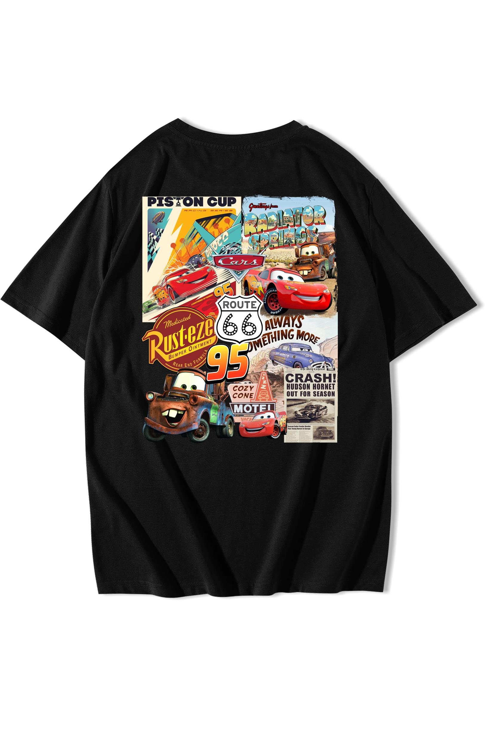 BRZ Collection Unisex Oversize Arabalar T-shirt