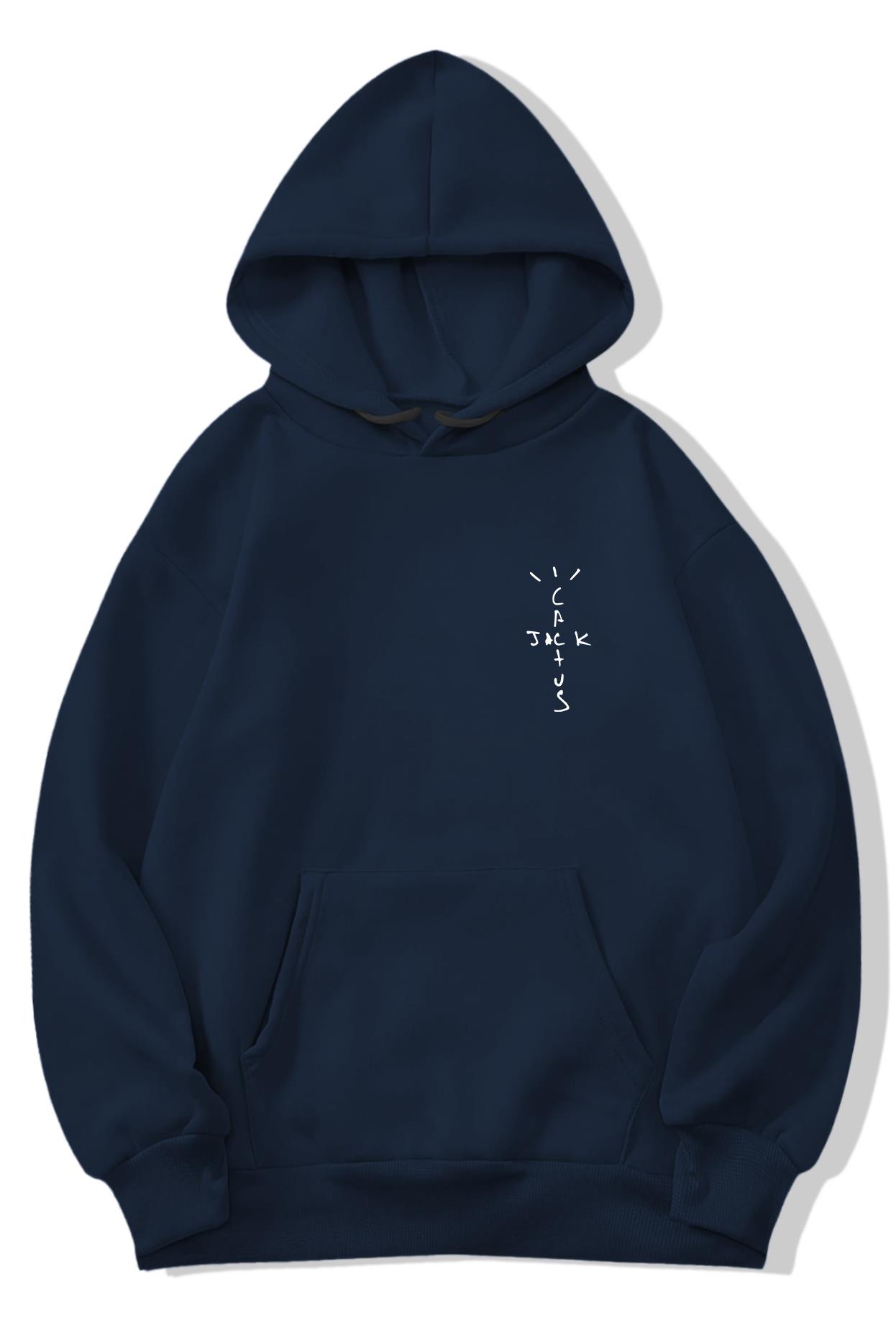 BRZ Collection Unisex Oversize Arka Baskılı Look Mom I Can Fly Hoodie