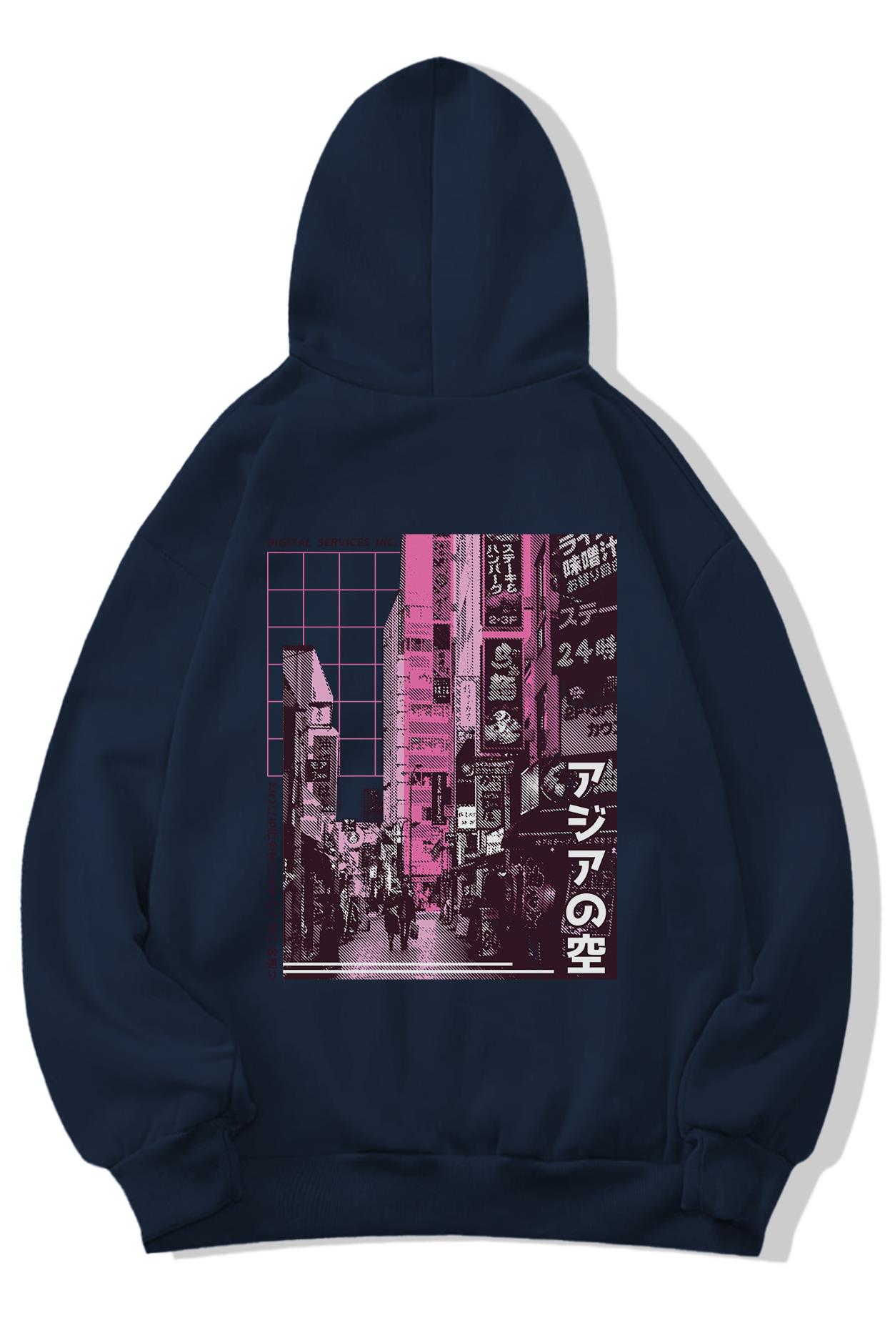 BRZ Collection Unisex Oversize Asian Street Sweatshirt Hoodie