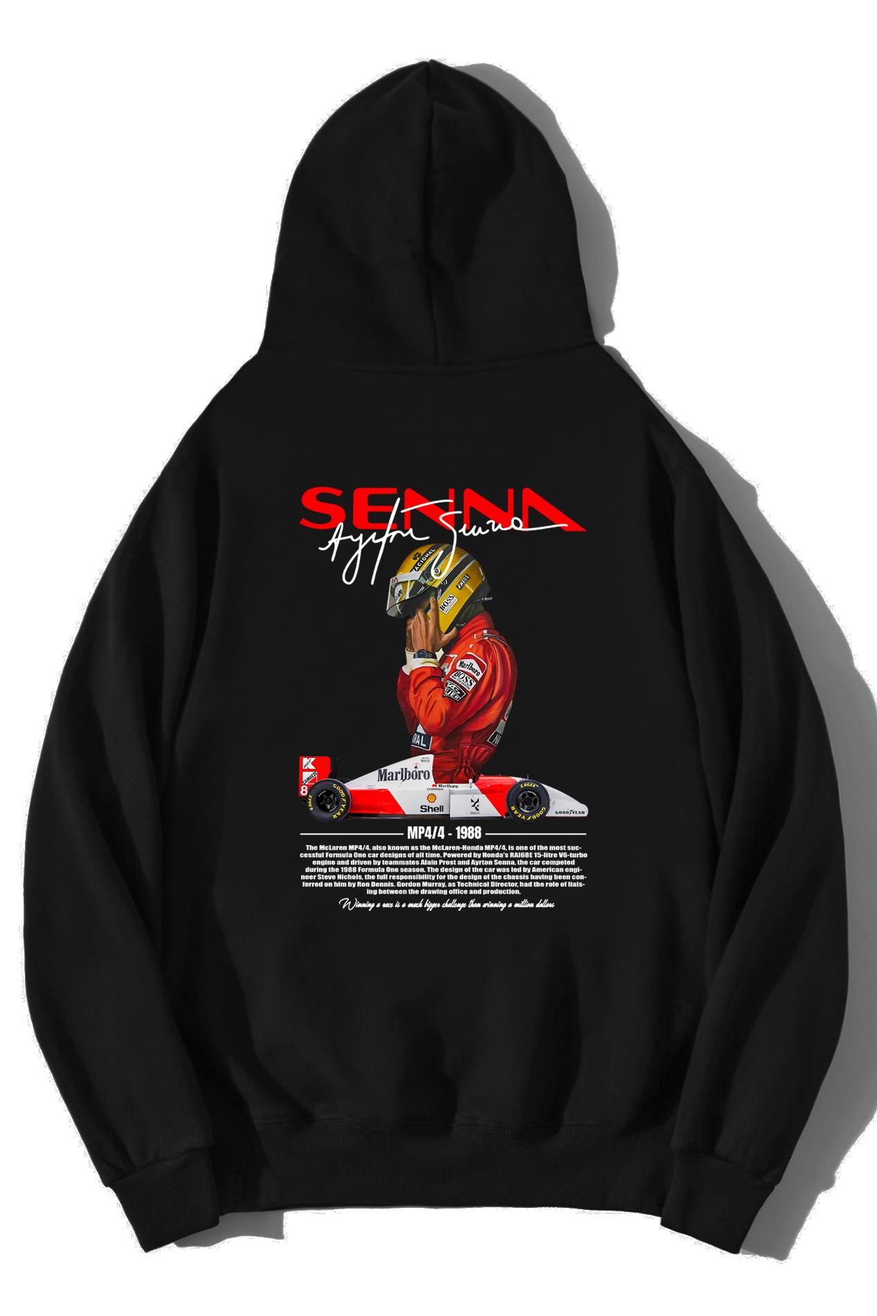 BRZ Collection Unisex Oversize Ayrton Senna Hoodie 
