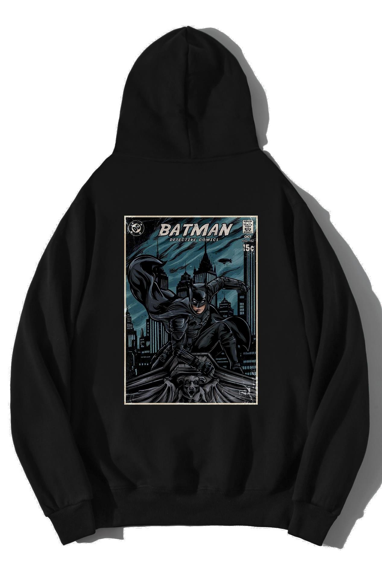 BRZ Collection Unisex Oversize Batman Hoodie