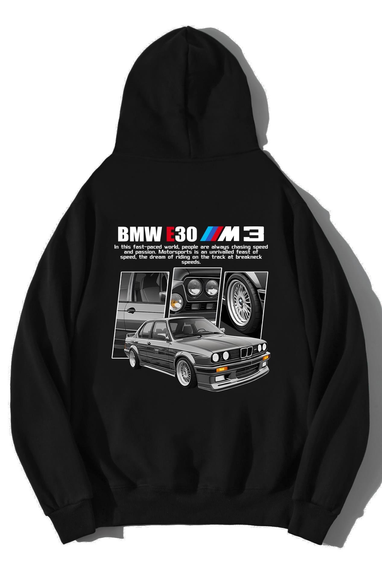 BRZ Collection Unisex Oversize BMW E30 M3 Hoodie