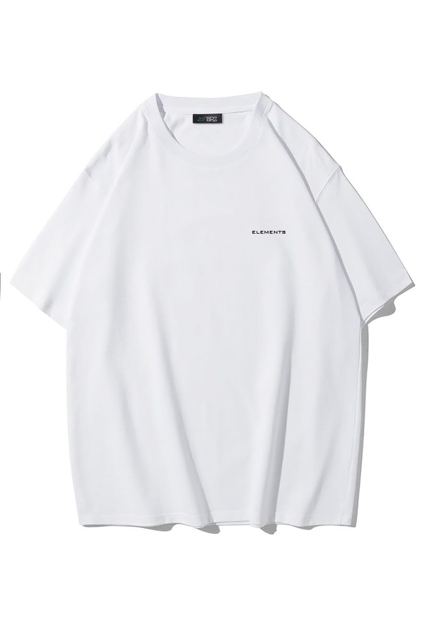 BRZ Collection Unisex Oversize Concorde T-shirt Beyaz