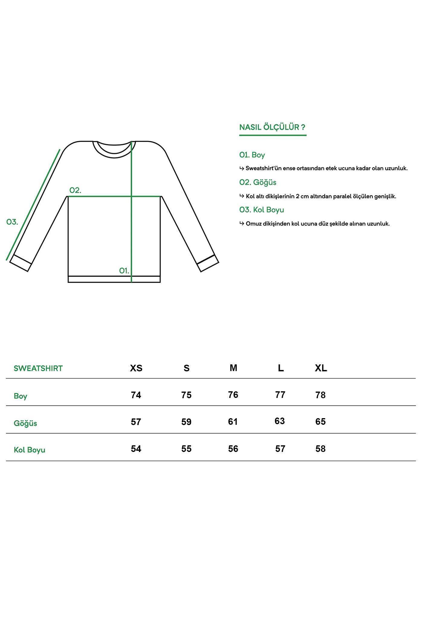 BRZ Collection Unisex Oversize Cosmif Space Sweatshirt