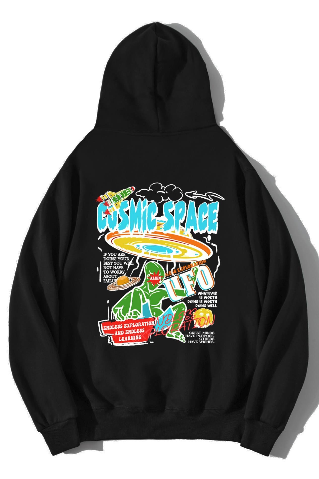 BRZ Collection Unisex Oversize Cosmif Space Hoodie