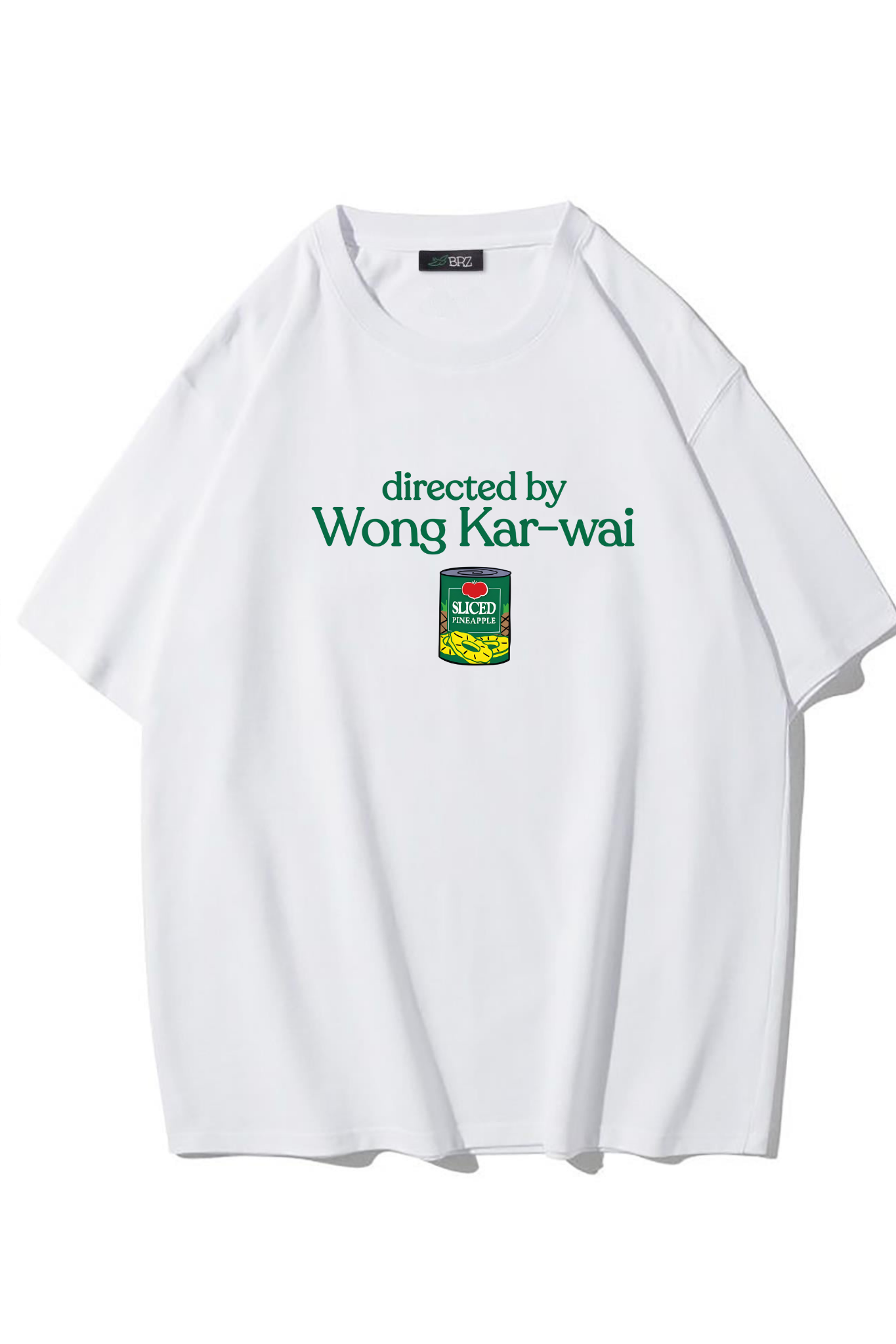 BRZ Collection Unisex Oversize Directed By Wong Kar-wai T-shirt (BEYAZ)