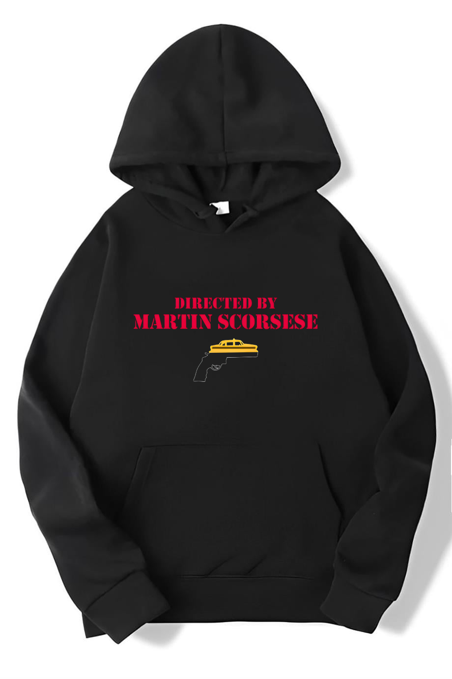 BRZ Collection Unisex Oversize Directed By Martin Scorsese Hoodie Siyah