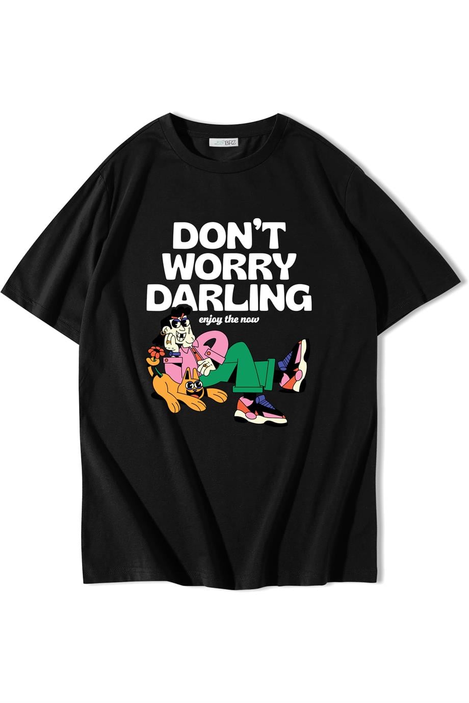 BRZ Collection Unisex Oversize Don't Worry T-shirt