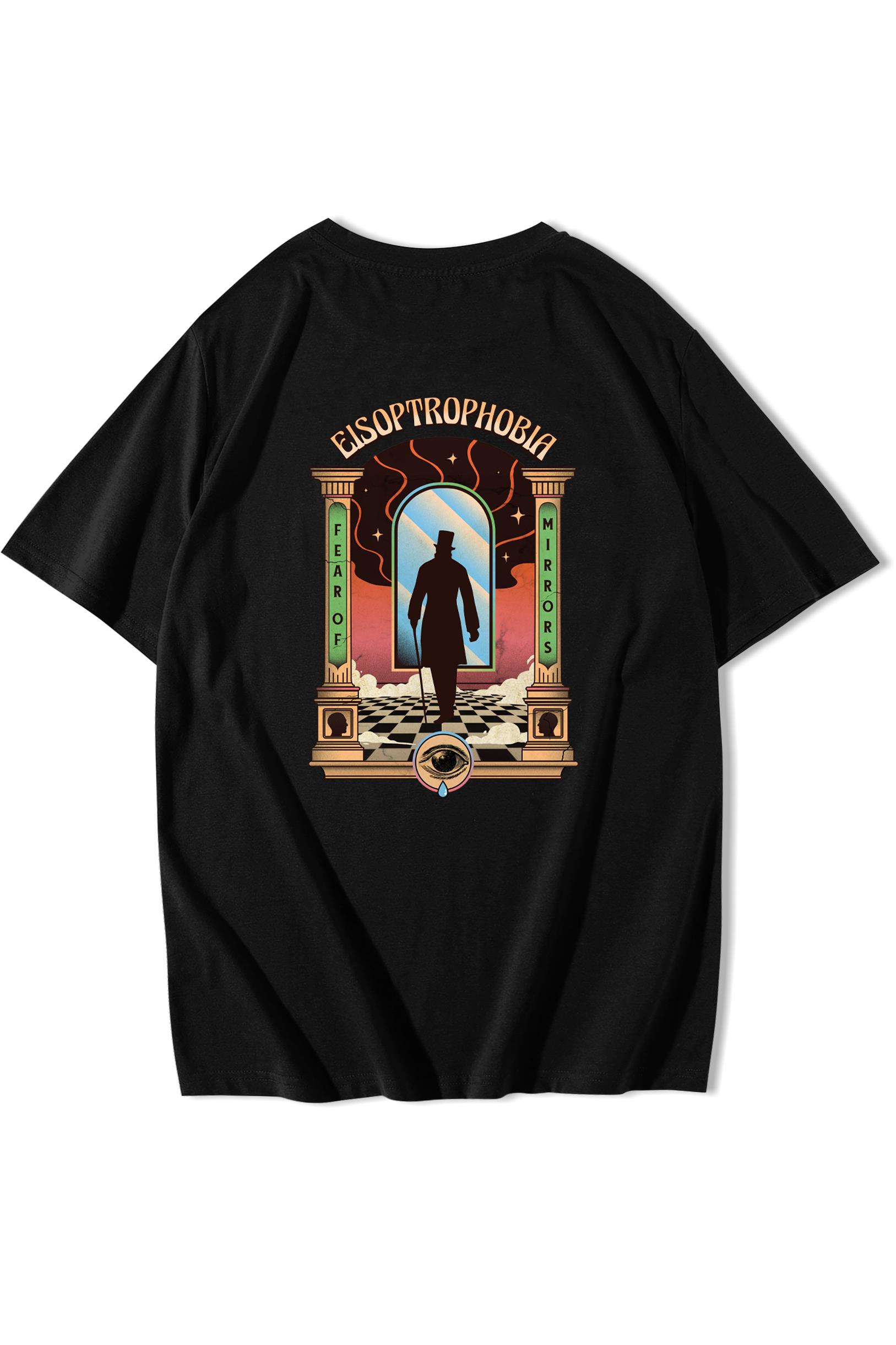 BRZ Collection Unisex Oversize Fear of Mirrors T-shirt