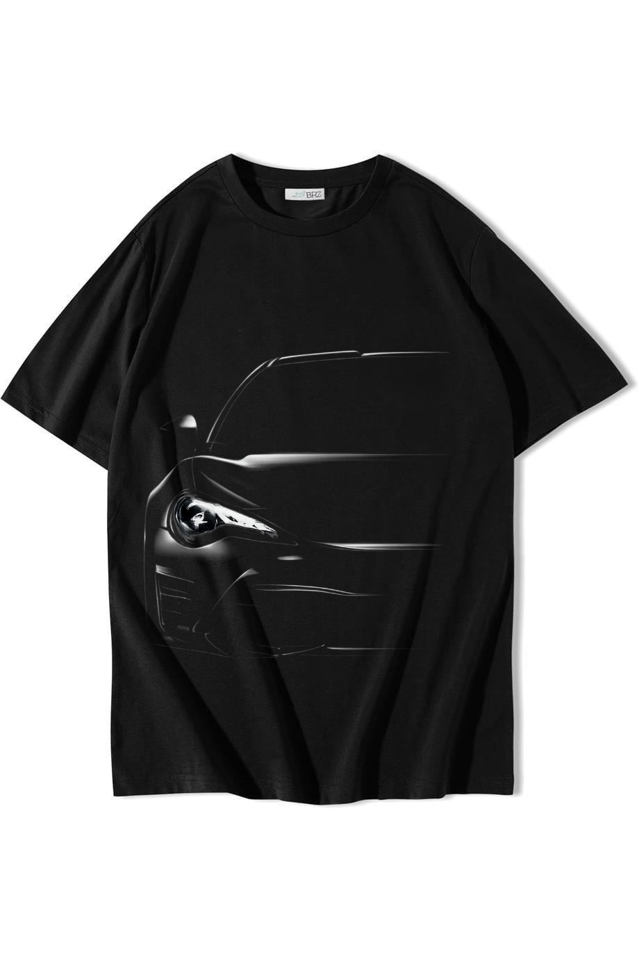 BRZ Collection Unisex Oversize GT86 T-shirt Siyah