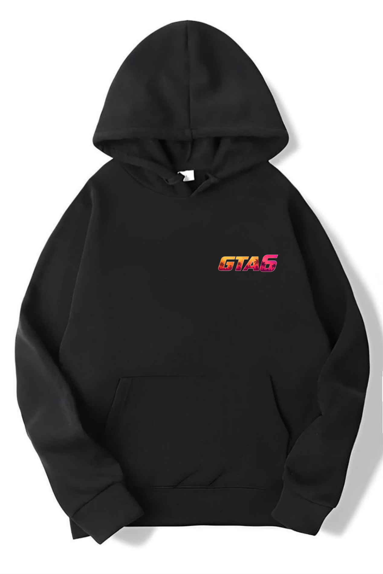 BRZ Collection Unisex Oversize GTA6 Or Me Hoodie Siyah